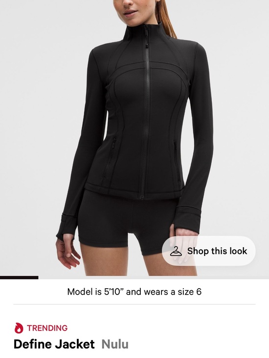 lululemon athletica Jackets & Blazers - lululemon athletica Black Define Jacket